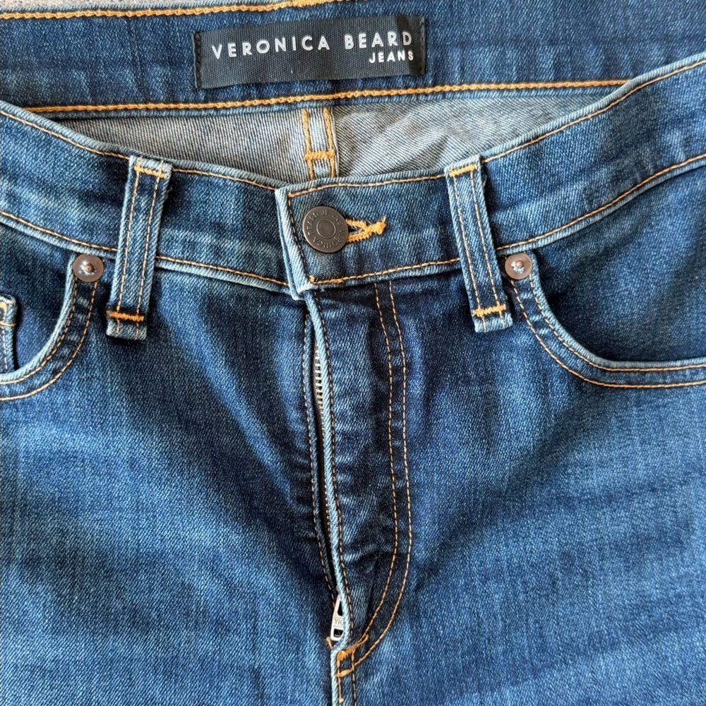 Veronica Beard Women’s “Kate” Dark Blue Skinny Jeans size 10 - Picture 3 of 7